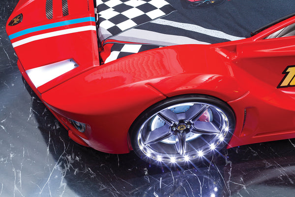 Luxuriöses Autobett mit Vollbeleuchtung, 90 x 190 cm