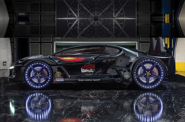 Moon Aero Voll-LED-Autobett 90x190cm