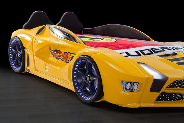 Luxuriöses Autobett mit Vollbeleuchtung, 90 x 190 cm