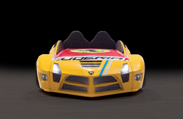 Luxuriöses Autobett mit Vollbeleuchtung, 90 x 190 cm