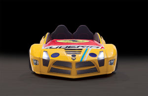 Luxuriöses Premium-Autobett mit LED-Beleuchtung und Lautsprechern, 90 x 190 cm