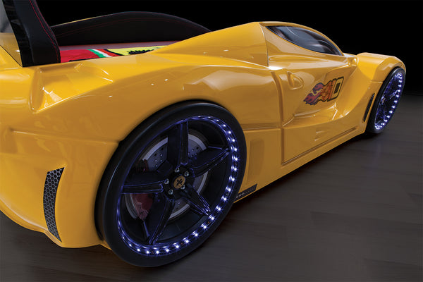 Luxuriöses Autobett mit Vollbeleuchtung, 90 x 190 cm