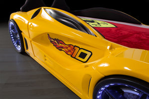 Luxuriöses Autobett mit Vollbeleuchtung, 90 x 190 cm