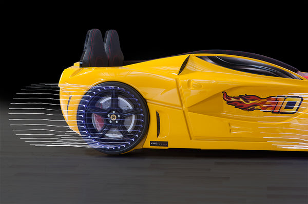 Luxuriöses Autobett mit Vollbeleuchtung, 90 x 190 cm