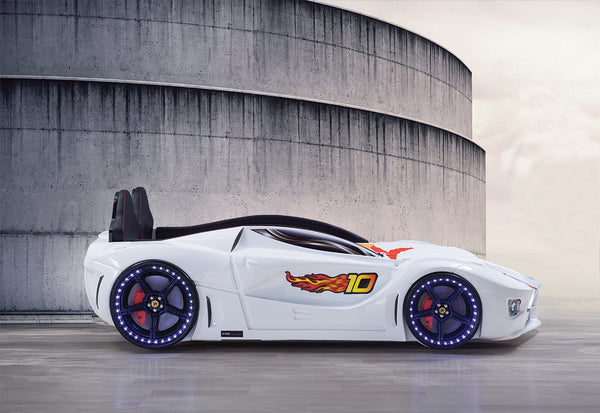 Luxuriöses Autobett mit Vollbeleuchtung, 90 x 190 cm