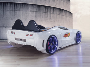 Luxuriöses Autobett mit Vollbeleuchtung, 90 x 190 cm