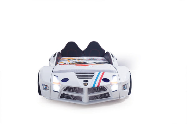 Luxuriöses Premium-Autobett mit LED-Beleuchtung und Lautsprechern, 90 x 190 cm