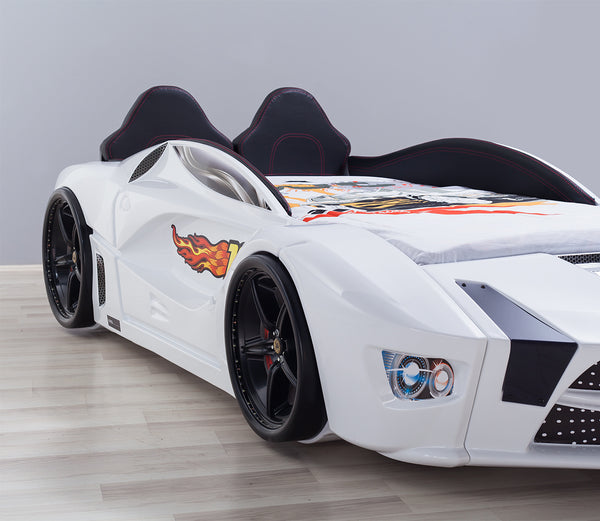 Luxuriöses Autobett mit Vollbeleuchtung, 90 x 190 cm