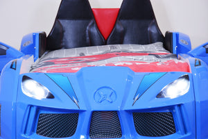 MVN 3 Autobett mit LED und Sounds - (Schwarz/Weiß/Rot/Blau)