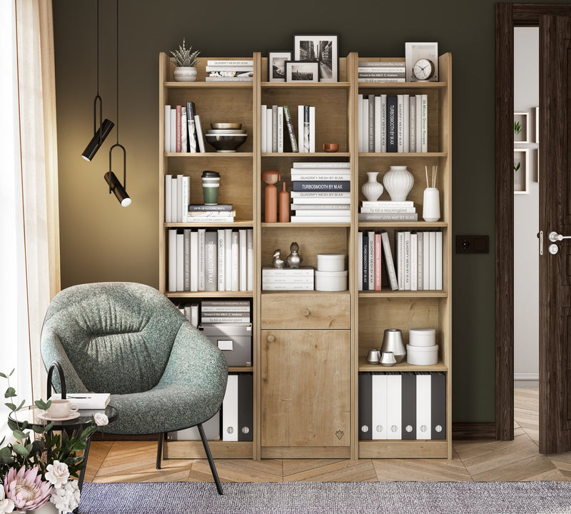 Libreria con cassetti Mocha