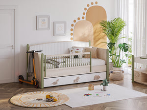 Joy Montessori-Tagesbett – Montessori-Bett für Kinderzimmer, 100 x 200 cm