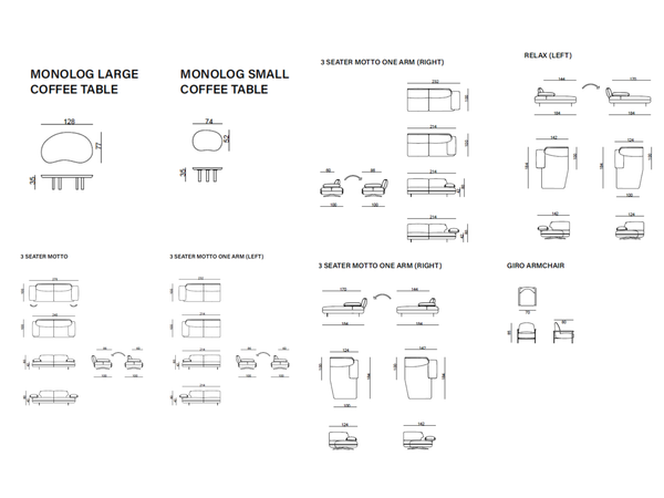 Motto - Set Salotto di Design Moderno