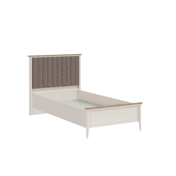 Mugla-Bett mit gepolstertem Kopfteil – 100x200 / 120x200