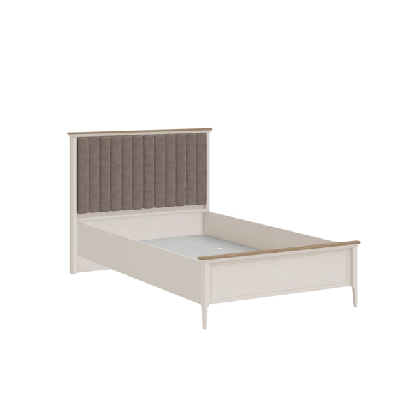 Mugla-Bett mit gepolstertem Kopfteil – 100x200 / 120x200