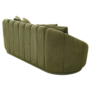 Puffy - Set Divani in Bouclé - Bianco Panna
