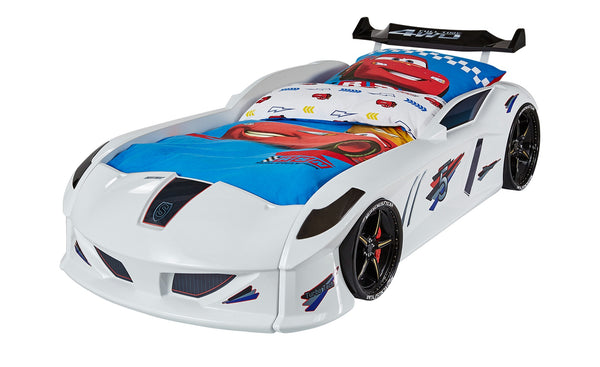 Speedy LED Autobett 90x190cm (Schwarz/Blau/Rot/Weiß)