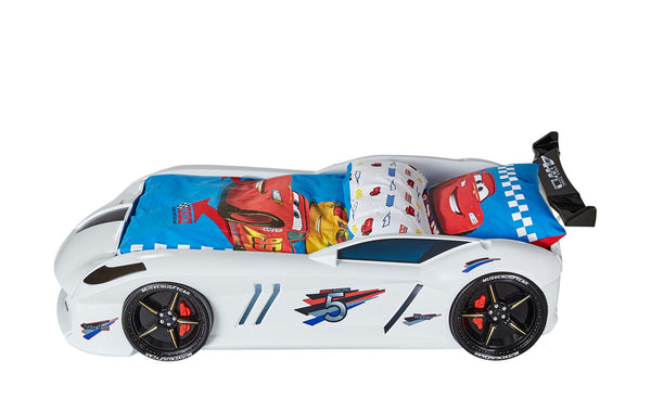 Speedy LED Autobett 90x190cm (Schwarz/Blau/Rot/Weiß)