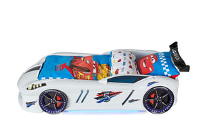 Speedy LED Autobett 90x190cm (Schwarz/Blau/Rot/Weiß)