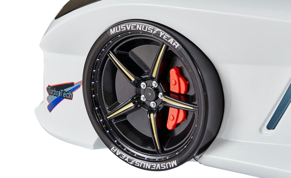 Speedy LED Autobett 90x190cm (Schwarz/Blau/Rot/Weiß)