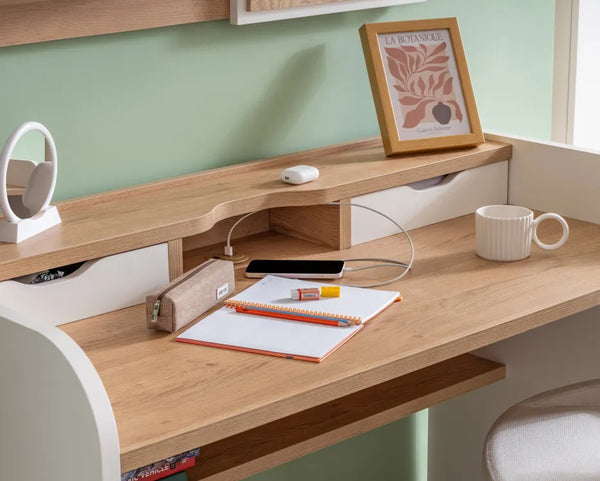 Scrivania Smart Bohem con Ricarica USB Type-C