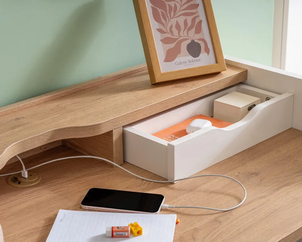 Scrivania Smart Bohem con Ricarica USB Type-C
