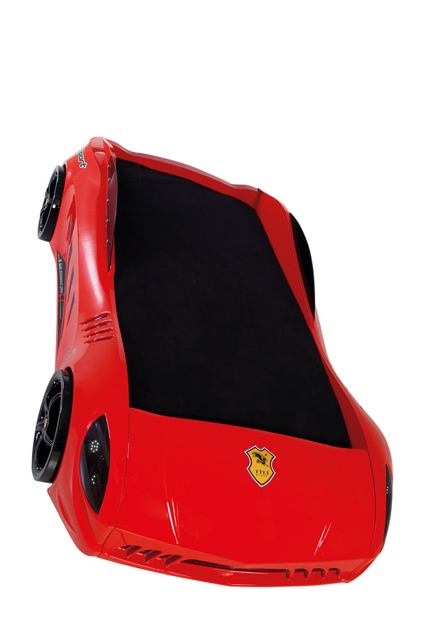 Car Bed with LED SHARK - Sporty Design (90x190)