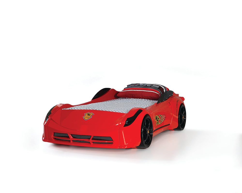 Letto Auto con LED TITI  - Design Racing Sportivo