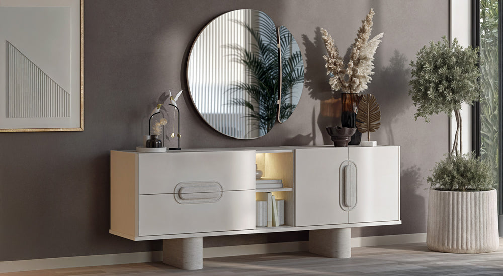 Traverta Sala da Pranzo Completa