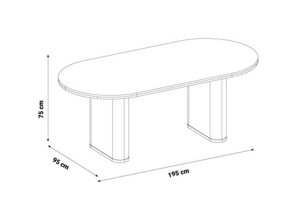 Traverta Tavolo da Pranzo