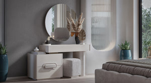 Traverta Comò con Specchio