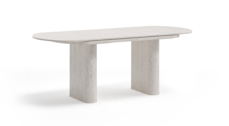 Traverta Tavolo da Pranzo Allungabile