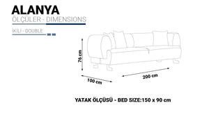 Divano Alanya 2 Posti
