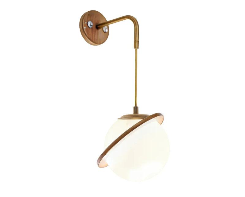 Applique da Parete Newjoy con Sfera in Vetro