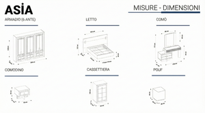Camera da Letto Completa Asia