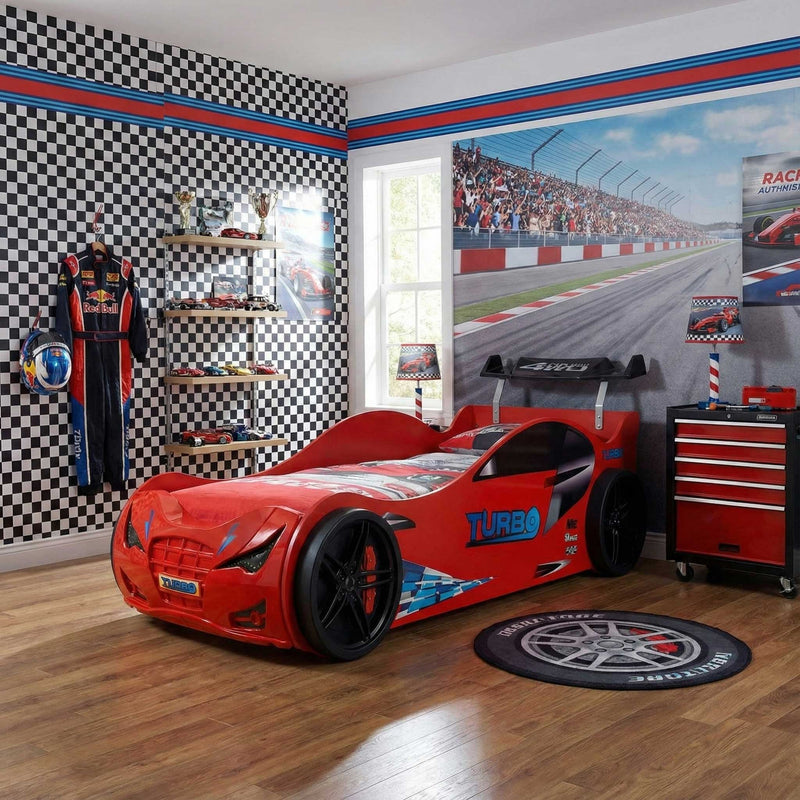 Super Eko Autobett mit LED-Windschutzscheibe 90x190cm