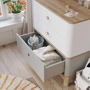 Bono Grey Cassettiera con Mensola Superiore