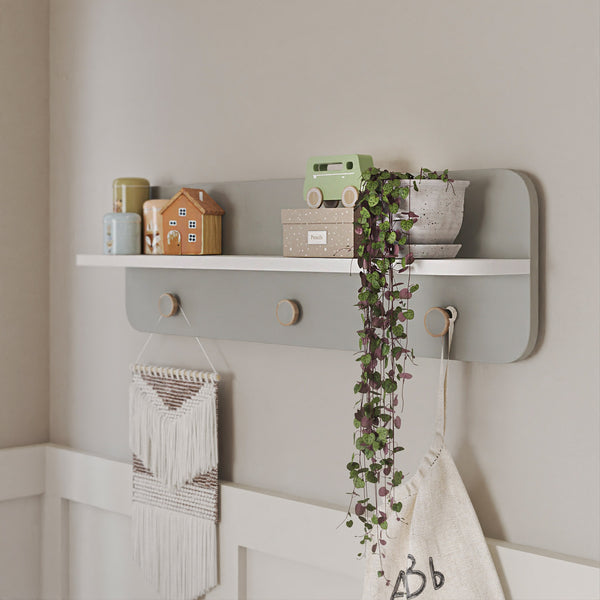 Bono Grey Cassettiera con Mensola Superiore