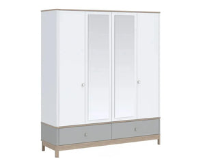 Bono Grey Armadio a 4 Ante