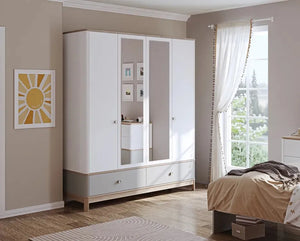 Bono Grey Armadio a 4 Ante