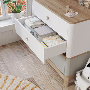 Bono Grey Cassettiera con Mensola Superiore