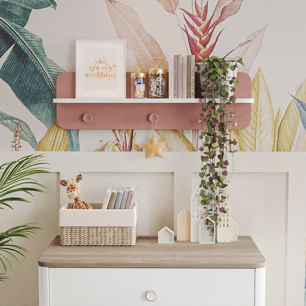 Bono Pink Cassettiera con Modulo Mensola Superiore