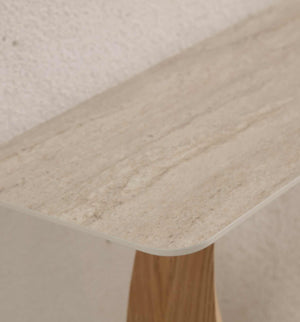 Consolle con specchio Cali – Rovere