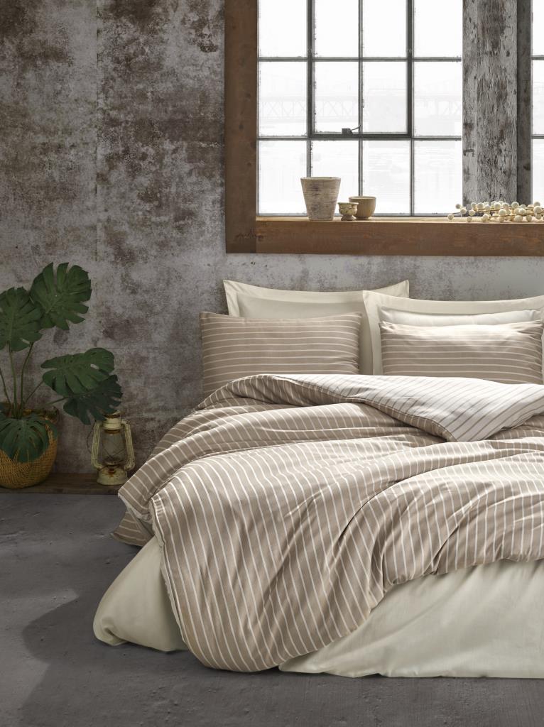 Bambu Matrimoniale Set Copripiumino Visone