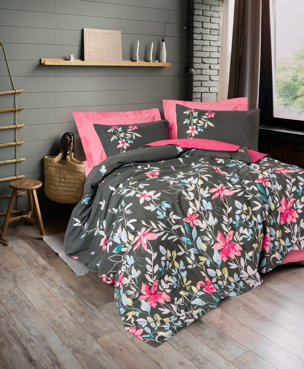 Feminen Singolo Set Copripiumino Merlin Rosa