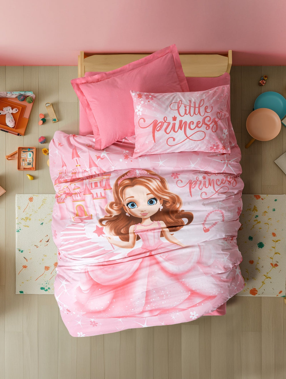 Junior Singolo Set Copripiumino Gimbiya Rosa