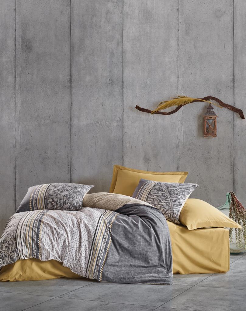 Toprak Singolo Set Copripiumino Nedra Beige