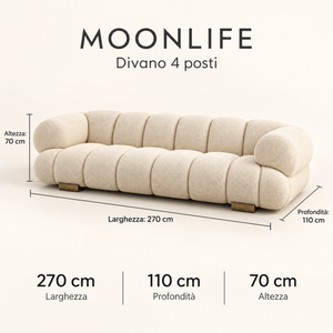 Moonlife Divano 4 Posti