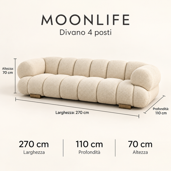 Moonlife Divano 4 Posti