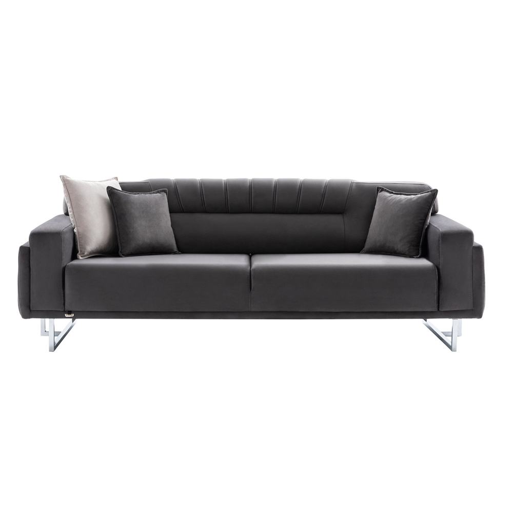 Natura Divano Letto 3 Posti Antracite