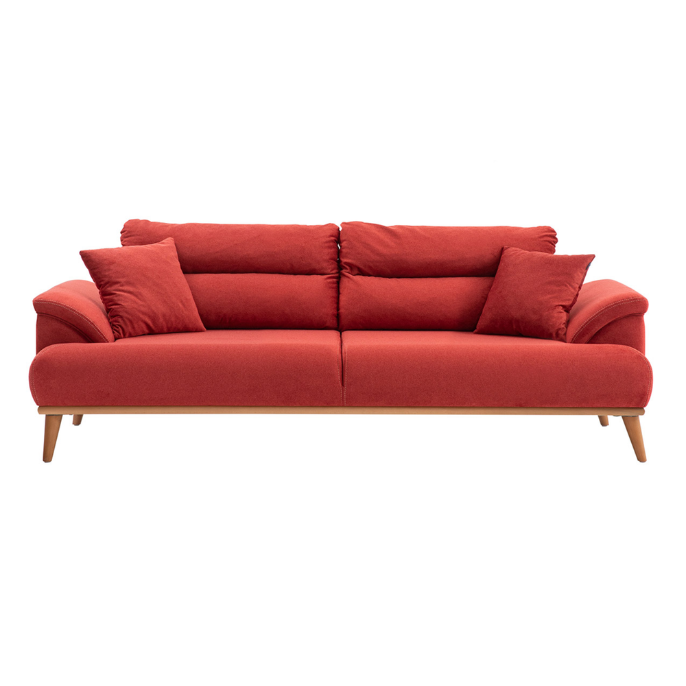 Milano Divano 3 Posti Rosso